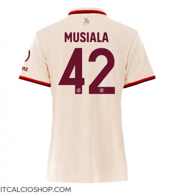 Bayern Munich Jamal Musiala #42 Terza Maglia Femmina 2024-25 Manica Corta